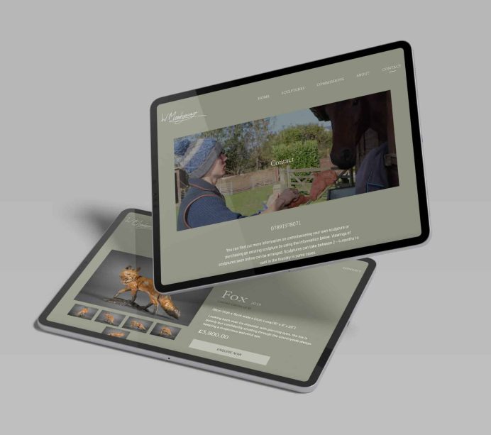 William Montgomery Sculpture Tablet Screenshot William Montgomery Sculpture Tablet Screenshot