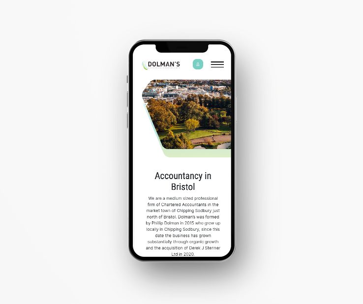 Dolmans Accountants Mobile Screenshot Dolmans Accountants Mobile Screenshot