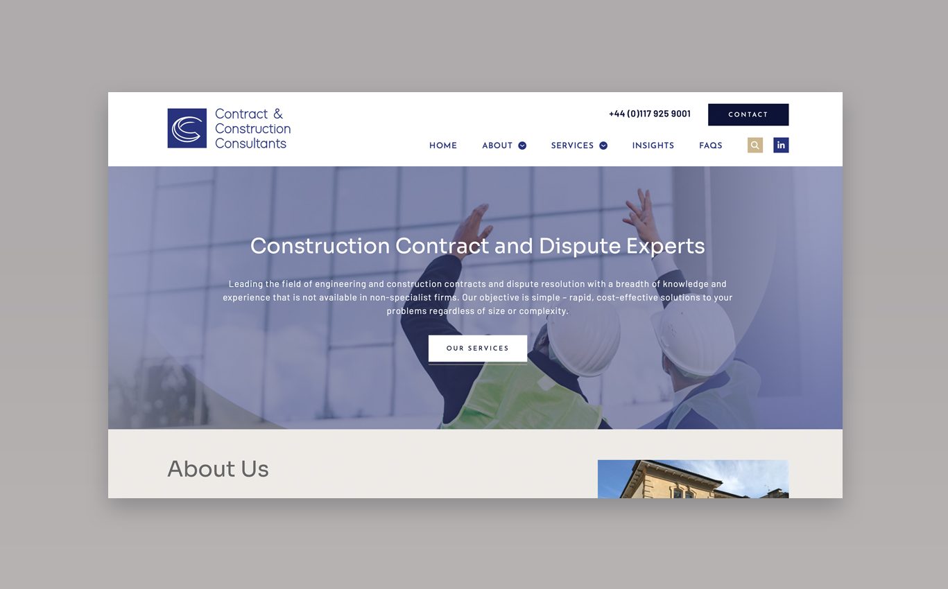 Contract & Construction Consultants Screenshot