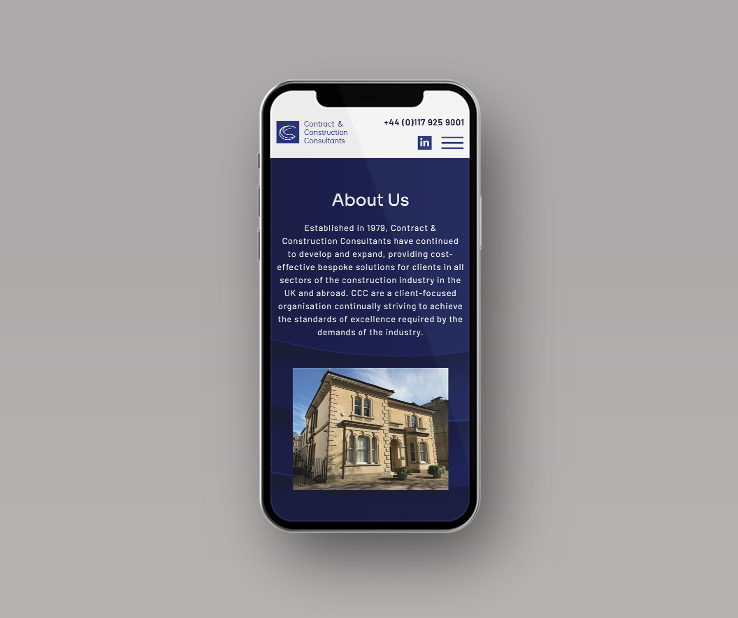 Contract & Construction Consultants Mobile Screenshot
